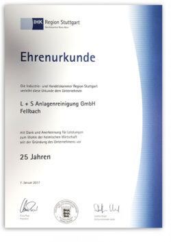 IHK-Ehrenurkunde